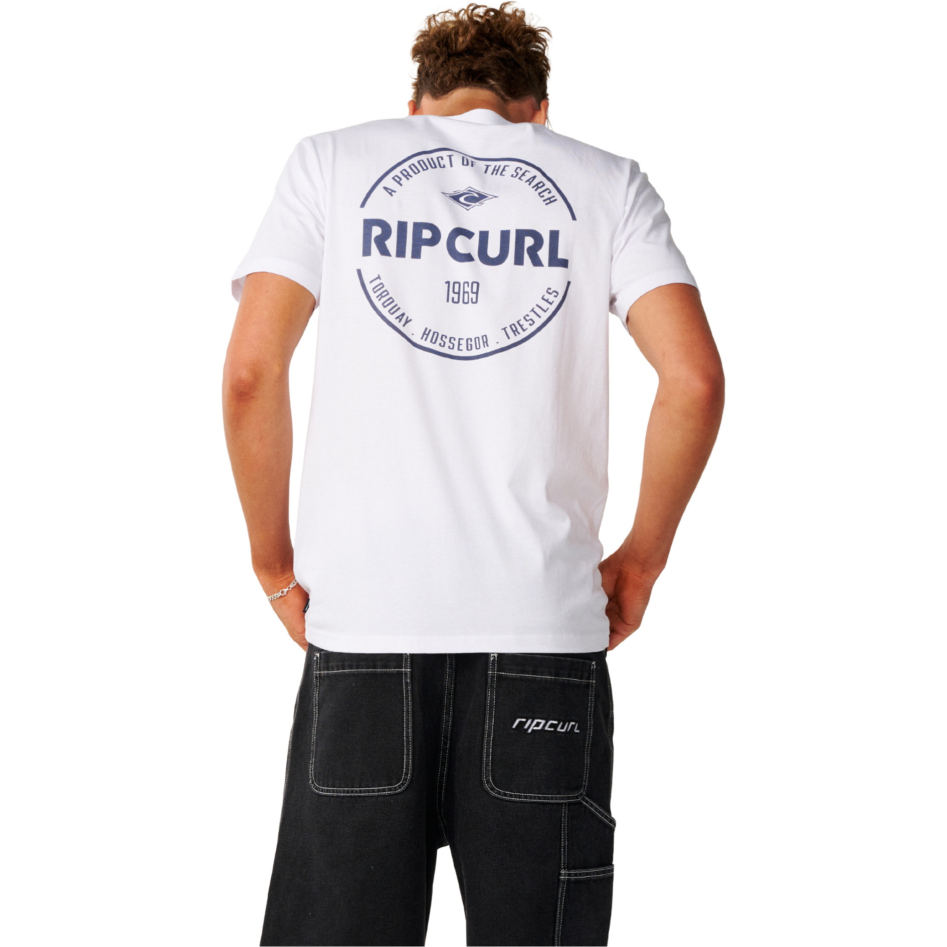 2026 Rip Curl Mens Staple T-Shirt 12RMTE - White